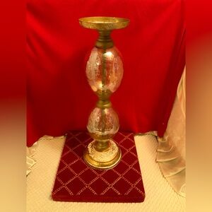 LUSTER GLASS CANDEL STICK